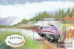 Benin Block25 (complete Issue) Unmounted Mint / Never Hinged 1997 Locomotives - Sonstige & Ohne Zuordnung