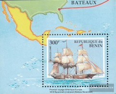 Benin Block9 (complete Issue) Unmounted Mint / Never Hinged 1995 Vessels - Autres & Non Classés