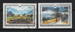 Liechtenstein 2006 : Timbres Yvert & Tellier N° 1346 Et 1347 Avec Oblit. Rondes. - Gebraucht