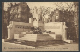 +++ CPA - Bruxelles - Brussel - MOLENBEEK - Monument érigé... Héros De La Guerre 14-18 - Publicité Bière  // - Molenbeek-St-Jean - St-Jans-Molenbeek