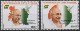 Côte D'Ivoire Ivory Coast 2019 Mi. ? 150ème Anniversaire Mohandas Mahatma Gandhi Peace Dove Bird Frieden Paix Oiseau - Mahatma Gandhi