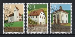 Liechtenstein 2001 : Timbres Yvert & Tellier N° 1209 - 1210 Et 1211 Avec Oblit.rondes. - Usati