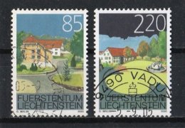 Liechtenstein 2005 : Timbres Yvert & Tellier N° 1328 Et 1329 Avec Oblit.rondes. - Gebraucht