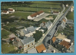 BEAUMONT-HAGUE - Les Ecoles - Vue Aérienne - Photo Véritable Colorisée Circulé 1966 - Beaumont