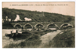 Saacy Sur Marne, Bords De Marne Et Pont Du Chemin De Fer (pk63085) - Sonstige & Ohne Zuordnung