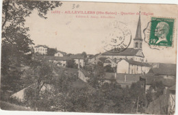 70 AILLEVILLERS HAUTE SAONE BELLE  CPA   QUARTIER DE L'EGLISE - Autres & Non Classés