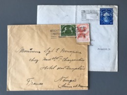 Pays-Bas, Lot De 2 Lettres - (B2380) - Briefe U. Dokumente