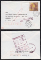 Brazil Brasil 1999 Cover VARGINHA To LONDRINA Returned To Sender Christmas Stamp - Covers & Documents