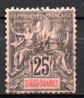 Col17  Colonie Diego Suarez  N° 45 Oblitéré  Cote  12,00€ - Used Stamps