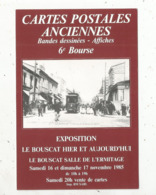 Cp, Bourses & Salons De Collections, 33, Bordeaux Caudéran, 6 E Bourse Cartes Postales Anciennes ,bandes Déssinées - Bourses & Salons De Collections