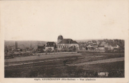 70 COURCHATON  HAUTE  SAONE  BELLE  CPA  SEPIA  VUE GENERALE - Andere & Zonder Classificatie