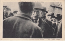 LES GRANDES INONDATIONS DU MIDI (1930) - Le Président De La République Félicite Un Sauveteur - Inondations