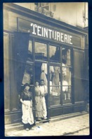 Cpa Carte Photo Boutique Teinturerie Magasin Envoyé De Chatellerault En 1906   LZ80 - Chatellerault