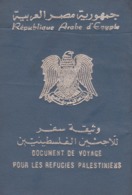 PALESTINE EGYPT REPUBLIC 1976 PASSPORT FOR PALESTINIAN REFUGEES - Historical Documents