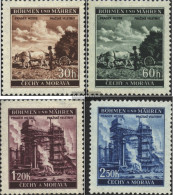 Bohemia And Moravia 75-78 (complete Issue) Unmounted Mint / Never Hinged 1941 Prague Fair - Ungebraucht