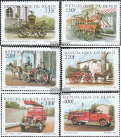 Benin 1010-1015 (complete Issue) Unmounted Mint / Never Hinged 1998 Old Fire Truck - Sonstige & Ohne Zuordnung