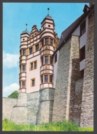 Bernburg (Saale) - Schloss Bernburg - Westfassade Der "Leuchte" Mit Ecktürmen - Bernburg (Saale)