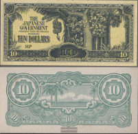 Malaysia Pick-number: M7c Uncirculated 1944 10 Dollars - Malaysia