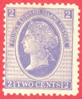 Canada  Prince Edward Island # 12 Scott /Unisafe - Mint N/H F - 2 Cents - Queen Victoria - Dated 1872 / I.P.E - Nuovi
