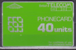 UK Phonecard British Telecom 40 Units - BT General