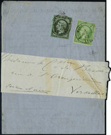 Lettre N° 11, 12, 1c + 5c Aff à 6c Sur Facture De Marseille 4.6.64 Pour Versailles, Superbe, Rare - Other & Unclassified