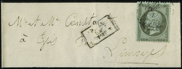 Lettre N° 19, 1c Olive Seul Sur Bande D'imprimé Pour Glis Par Limoges, Au Verso Càd D'arrivée St Paul D'Eyjeaux 23 Mars  - Other & Unclassified