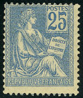 Neuf Sans Charnière N° 118, 25c Bleu, TB - Other & Unclassified