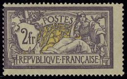 Neuf Avec Charnière N° 122, 2f Violet Et Jaune, Cl, T.B. - Andere & Zonder Classificatie