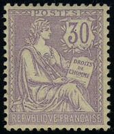 Neuf Sans Charnière N° 128, 30c Violet Excellent Centrage Superbe - Other & Unclassified