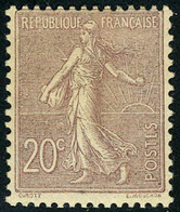 Neuf Sans Charnière N° 131, 20c Brun-lilas, TB - Otros & Sin Clasificación