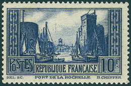 Neuf Sans Charnière N° 261, 10f La Rochelle, Type III, T.B. - Other & Unclassified