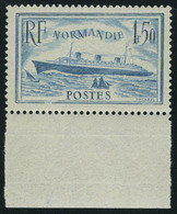 Neuf Sans Charnière N° 299/300, 1.50 Normandie Bleu Et Bleu Clair, Bdf, T.B. - Other & Unclassified