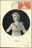 Lettre N° 308, L'Art Et La Pensée S/CP Maximum (Erato Les Muses), Càd 1er Jour (Grasse 9.12.35), TB - Other & Unclassified