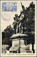 Lettre N° 357, Constitution Des Etats-Unis S/CP Maximum (Ed. L.L.973 Monument De Paris), Càd 1er Jour (Paris.Av. De Wagr - Other & Unclassified