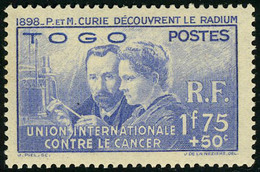 Neuf Avec Charnière 1938 Série Pierre Et Marie Curie, Cl, TB - Andere & Zonder Classificatie