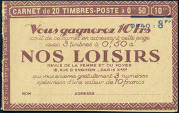 Neuf Sans Charnière N° 45, 40c Mosquée Sidi-Abderhaman, Carnet De 20t. GREY-POUPON-URODONAL-GUYOT-GYRALDOSE, S.115 Surch - Otros & Sin Clasificación