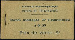 Neuf Sans Charnière N° 1, 25c Outremet Et Bleu N° 25, Carnet Complet De 20ex TB, Rare, Maury - Andere & Zonder Classificatie