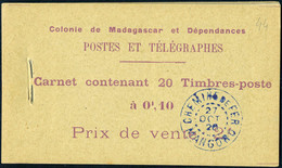 Neuf Sans Charnière N° 133, 10c Brun-jaune Et Violet, Carnet De 20t., TB - Maury : Carnet N° 5 - Andere & Zonder Classificatie