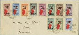 Lettre N° 45/54, La Série France Libre Obl S/L Locale, TB - Andere & Zonder Classificatie