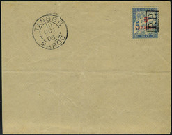 Lettre N° 18, 5c Sur 5c Surchrge PP, Sur L N'ayant Pas Voyagé, Càd à Coté Du Timbre Tanger 10 Oct 03 , TB, Signé A Brun - Other & Unclassified