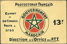 Neuf Sans Charnière N° 140, 65c Casbah De Rabat, Carnet De 20t., TB - Maury : Carnet N° 3 - Autres & Non Classés