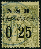 Oblitéré N° 15, 0,25 S/1f Olive (Type II), TB, Signé Calves - Other & Unclassified