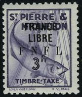 Neuf Sans Charnière N° 57/66, La Série Complète France Libre, TB,  N° 66 Signé JF Brun - Andere & Zonder Classificatie