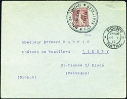 Lettre Navire Jeanne D'Arc, Lettre Affranchie à 20c (N° 139), Cachet Résidence De France, Iles Kerguelen, Pour Le Havre, - Andere & Zonder Classificatie