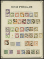 Oblitéré Collection Entre  Les N° 1 Et 95 + Service N° 1/8, Qq Neufs *, La Plupart T.B. Sur Feuilles Yvert - Autres & Non Classés