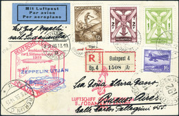 Lettre Zeppelin 5e S.A.F. 1933 Pour Le Brésil, TB - Other & Unclassified