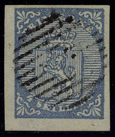 Oblitéré N° 1a, 4s Bleu Variété Double Patte, Superbe - Other & Unclassified