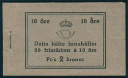 Neuf Sans Charnière N° 260a, Carnet N° C 260a II, 10 ö Violet, Dentelé 3 Cotés Tenant à Dentelé 4 Cotés, Paire Inversée, - Otros & Sin Clasificación