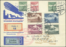 Lettre Zeppelin 3e S.A.F. 1932 Pour Le Brésil, TB - Other & Unclassified