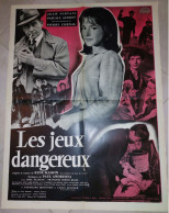 "Les Jeux Dangereux" J. Servais, P. Audret...1958 - Affiche 60x80 - TTB - Posters